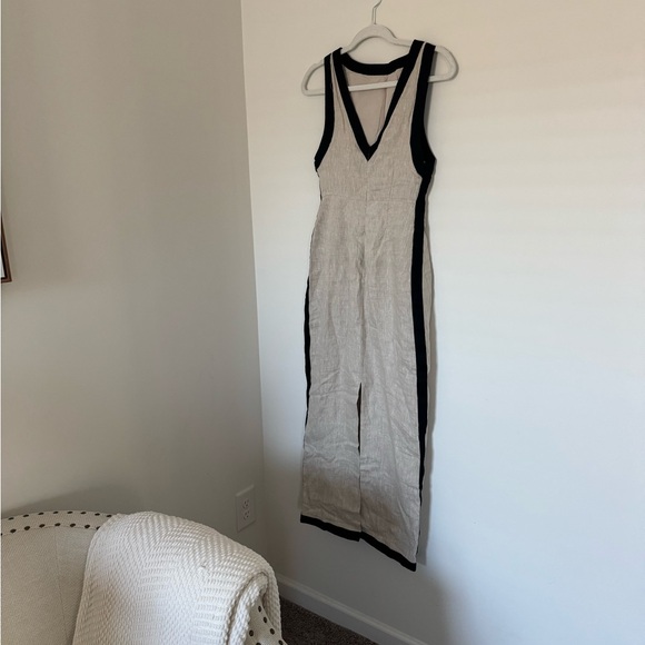 DISSH NWT ZURI NATURAL LINEN MAXI DRESS - Picture 4 of 9